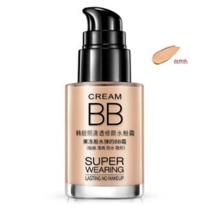 Crème BB à base d'eau Han Yuanxi, éclaircissante et transparente : fond de teint hydratant, isolant et longue tenue.