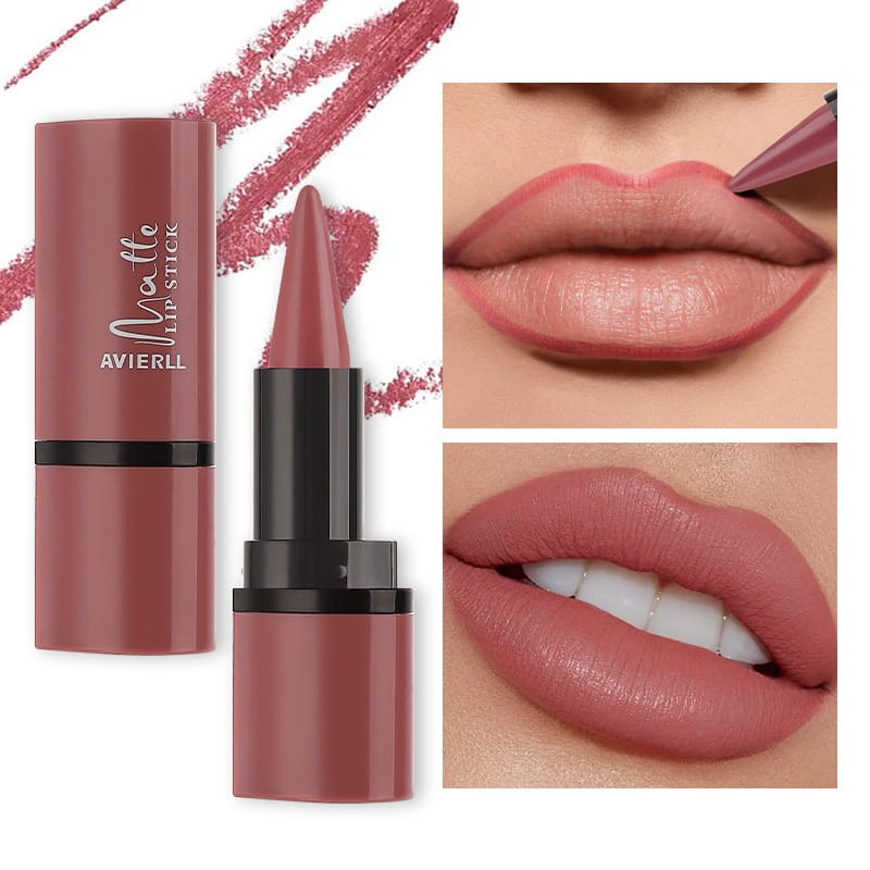Nouveau rouge à lèvres mat et crayon à lèvres de style européen et américain transfrontalier, en stock, style anglais. – Image 4