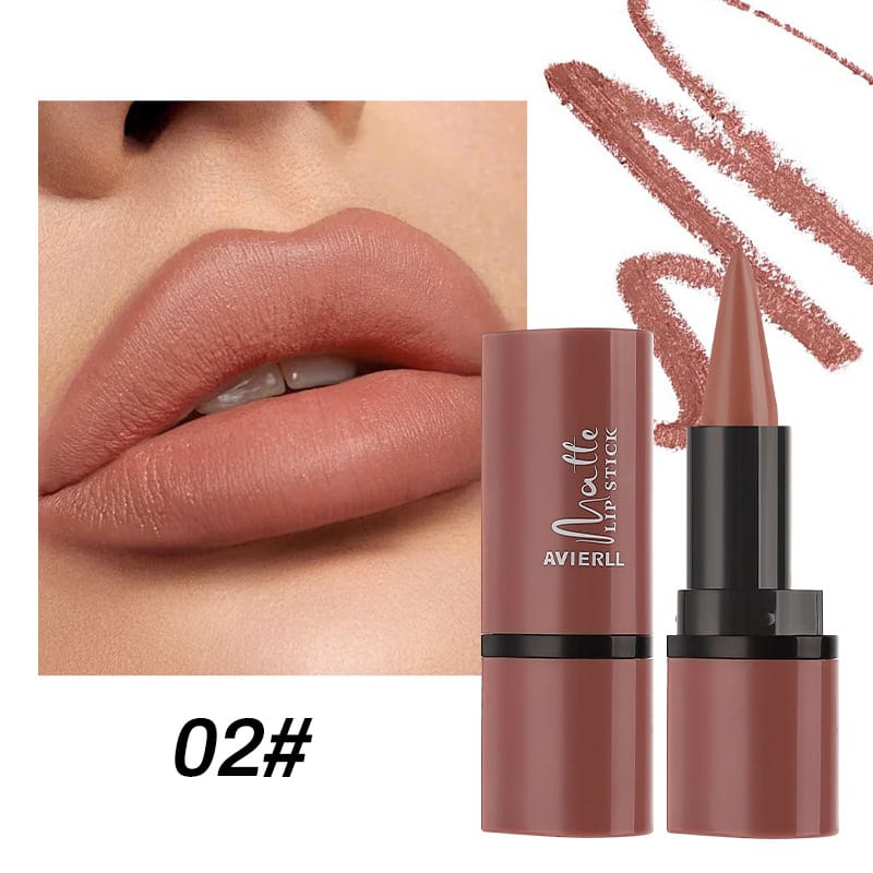 Nouveau rouge à lèvres mat et crayon à lèvres de style européen et américain transfrontalier, en stock, style anglais. – Image 5