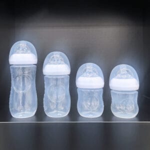 Ensemble de biberons à col large en plastique PP anti-coliques Xin An Yi Natural Original
