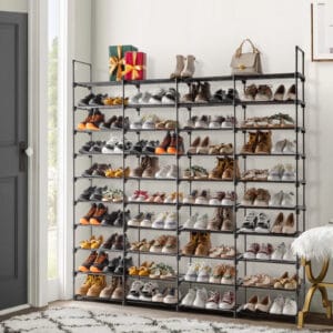 Étagère à chaussures ou livres en métal sur mesure