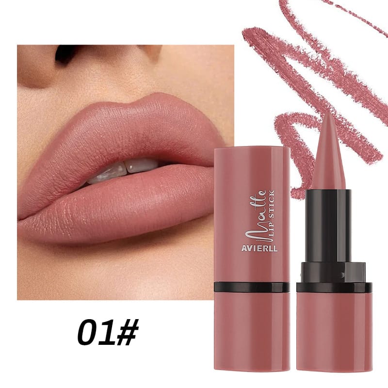 Nouveau rouge à lèvres mat et crayon à lèvres de style européen et américain transfrontalier, en stock, style anglais. – Image 3