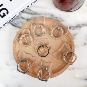 Support de bague transparent