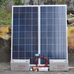 Système de production d'énergie solaire domestique